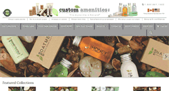 Desktop Screenshot of customamenities.com